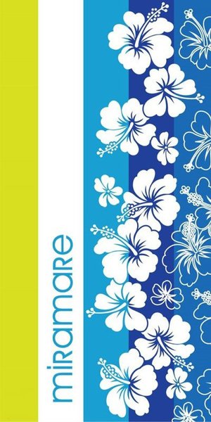 Welurowy Ręcznik Plażowy Miramare 04 70x140 cm