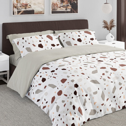 Komplet Pościeli Satyna Bawełniana 160x200+ 2x70x80 Boho 001 