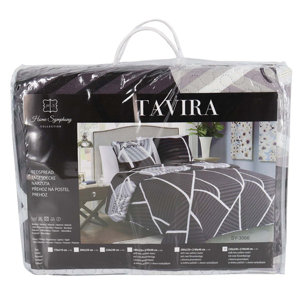 Dwustronna Narzuta TAVIRA SY-3066 Bez Poszewek 170x210 