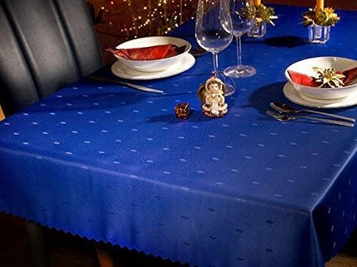 Obrus Plamoodporny Granatowy BK Okrągły