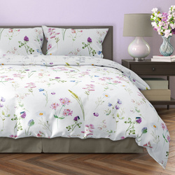 Komplet Pościeli Satyna Bawełniana 160x200+ 2x70x80 Milagro Verde 013