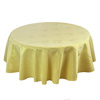 Obrus Plamoodporny Świąteczny Wielkanocny Z-2560 Żółty Pisanka Okrągły