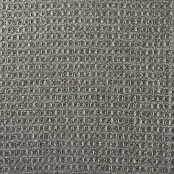 Koc Żakardowy Alta z Frędzlami Struktura Wafla Szary 200x220 cm