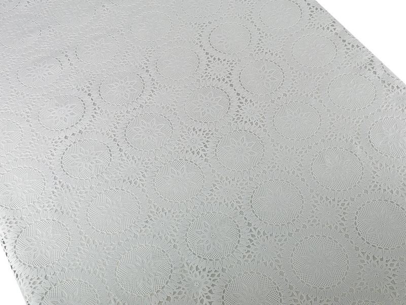 Obrus Ceratowy Biała Koronka 137 WH-WHITE LA-0466U