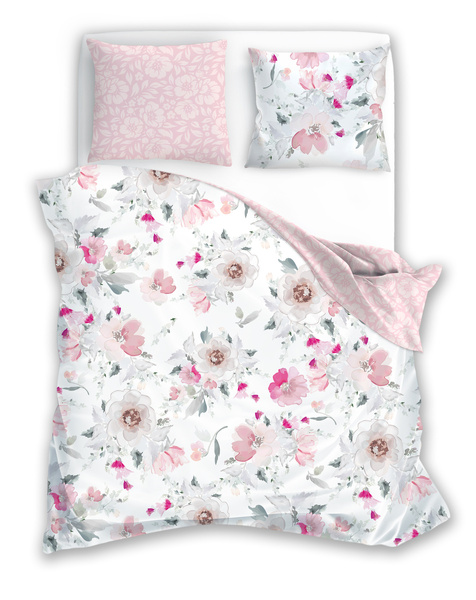 Komplet Pościeli Satyna Bawełniana 220x200+ 2x70x80 Milagro Verde 003