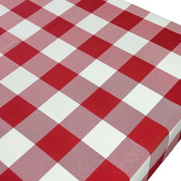 Obrus Plamoodporny Alice Druk Krata Czerwony