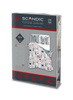 Komplet Pościeli 220x200+ 2x70x80 Scandic 079 Mikołaj Bałwan