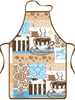 Fartuszek Kuchenny Cappuccino II 9116B 50x76 cm