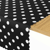 Bieżnik Plamoodporny Druk Kropki Czarny
