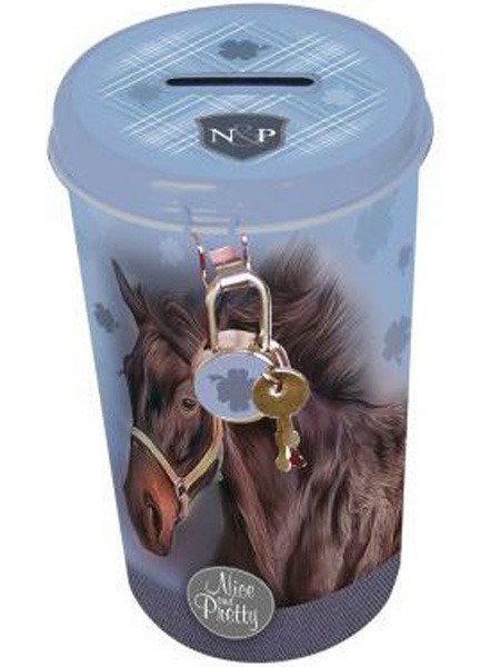 Skarbonka Metalowa Nice & Pretty Horse 15 cm x 9 cm