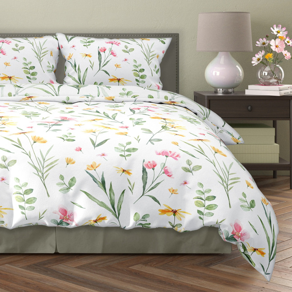 Komplet Pościeli Satyna Bawełniana 160x200+ 2x70x80 Milagro Verde 002