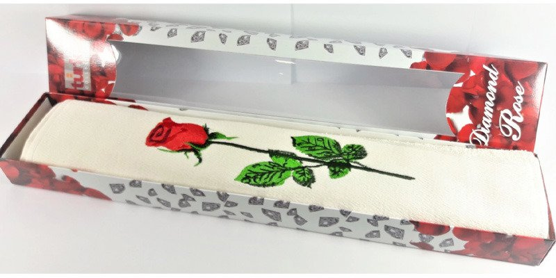 Ręcznik Bawełniany Diamond Rosa T16015 Ecru