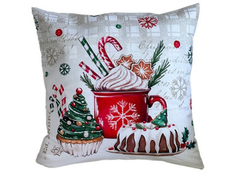 Dwustronna Dekoracyjna Poszewka Holiday Boże Narodzenie F24A2106 40x40 cm