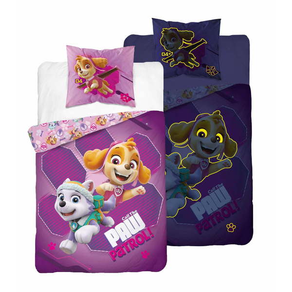 Pościel Psi Patrol 140x200+70x80 PAW PATROL 31 FLUO