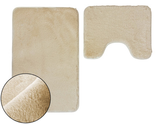 Dywaniki Łazienkowe Lombok II Ecru 2 cz.