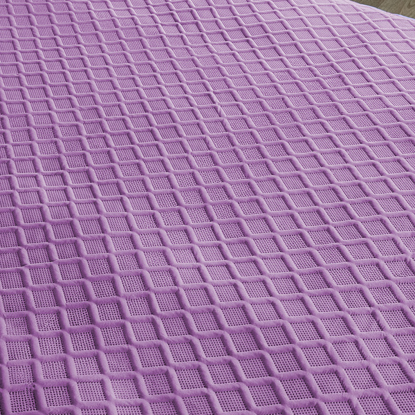 Dwustronna Narzuta Parla 3D Fioletowy 180x220 Bez Poszewek