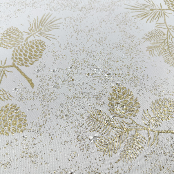 Bieżniki Boże Narodzenie Szyszka Złota