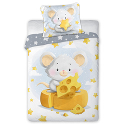 Pościel Dziecięca 100x135+40x60 017 Myszka