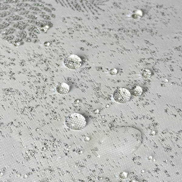 Dwustronny Obrus Plamoodporny Szyszki Srebrne