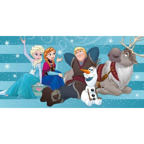 Ręczniki Disney Frozen Elsa i Anna FROZEN 075 75x150 cm