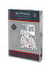Komplet Pościeli 160x200+ 2x70x80 Scandic 079 Mikołaj Bałwan