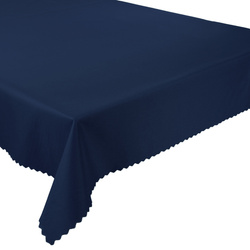 Obrus Poliestrowy Wodoodporny Plamoodporny Granatowy