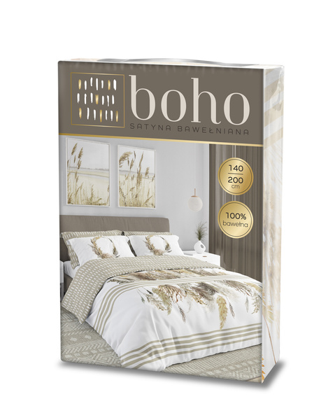Komplet Pościeli Satyna Bawełniana 160x200+ 2x70x80 Boho 003