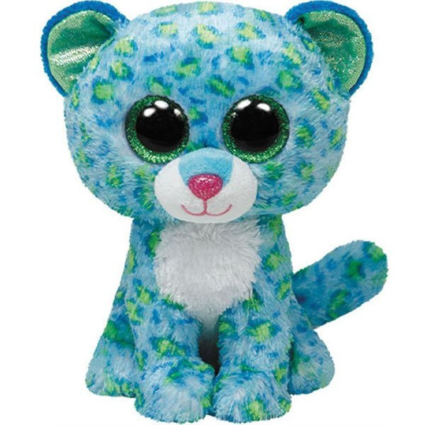 Pluszak TY Beanie Boos Leona Niebieski Leopard 15 cm 
