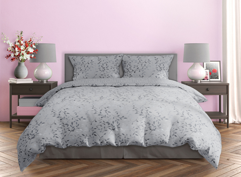 Komplet Pościeli Satyna Bawełniana 160x200+ 2x70x80 Milagro Verde 025