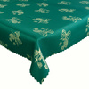 Dwustronny Obrus Plamoodporny Świąteczny Zielona Bombka