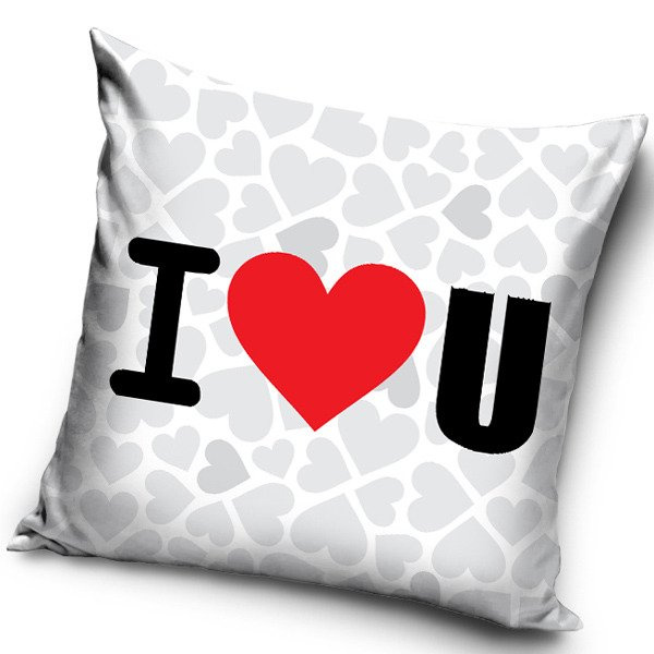 Poduszka Dekoracyjna Walentynki I Love You VAL172001 40x40 cm