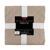 Dwustronna Narzuta Parla 3D Taupe Beżowy 220x240+2x40x40