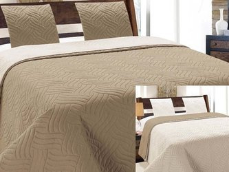 Dwustronna Narzuta Vigo II Cappuccino Ecru 11- Bez Poszewek 220x240