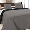 Dwustronna Narzuta Vigo II Czarny Grafit 013 180x220+2x40x40