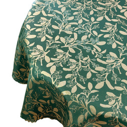 Dwustronny Obrus Plamoodporny Zielony Jemioła