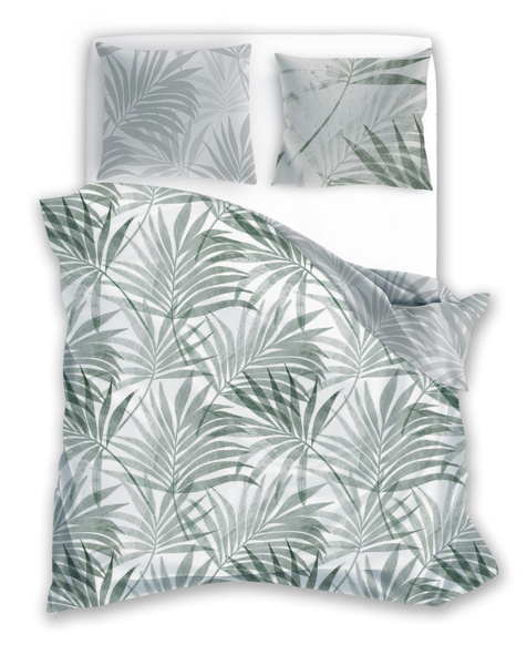 Komplet Pościeli Satyna Bawełniana 140x200+70x90 Milagro Verde 004