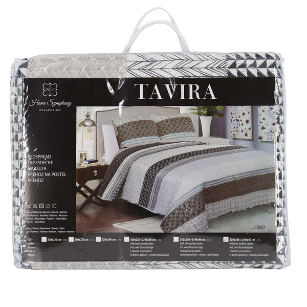 Dwustronna Narzuta TAVIRA J-002 Bez Poszewek 170x210