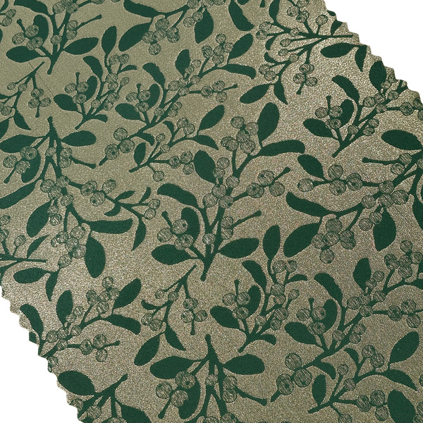 Dwustronne Bieżniki Plamoodporne Świąteczny Zielony Jemioła Z-3514