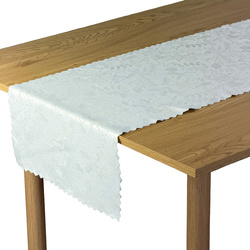 Bieżniki i Serwety Plamoodporne Świąteczny Boże Narodzenie Szary Jemioła Z-3201