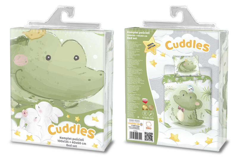 Pościel Dziecięca 100x135+40x60 016 Krokodyl