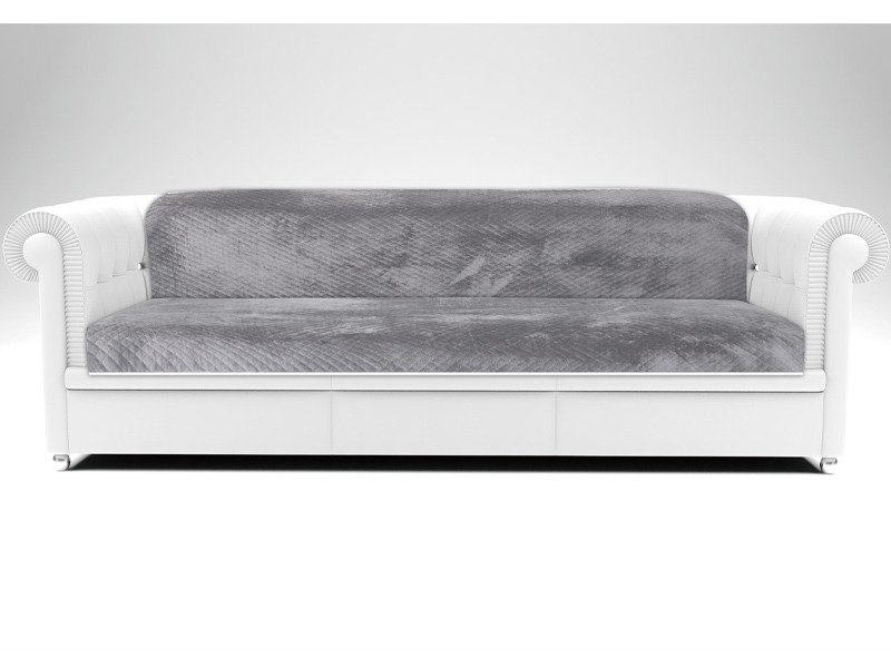 Dwustronna Narzuta na Fotele LIGHT GREY - GRAPHITE 
