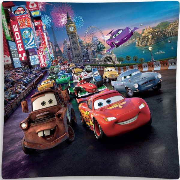 Poszewka 3D Disney Cars 02 40x40 cm
