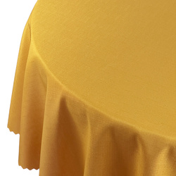 Obrus Plamoodporny I Deszczyk Brąz Miodowy Okrągły