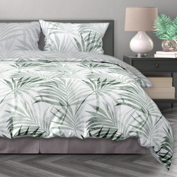 Komplet Pościeli Satyna Bawełniana 220x200+ 2x70x80 Milagro Verde 004