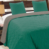 Dwustronna Narzuta Vigo II Emerald Szary Grafit 006 220x240+2x40x40