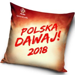 Poduszka PZPN171046 Polska Dawaj 40x40 cm Zestaw