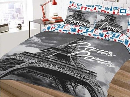 Bawełniana Pościel Skyline Paryż