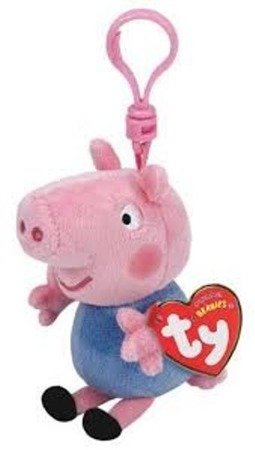 Pluszak TY Beanie Babies George Peppa Pig 8,5 cm Clip