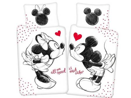 Pościel Bawełniana Disney Minnie Mouse All We Need is Love
