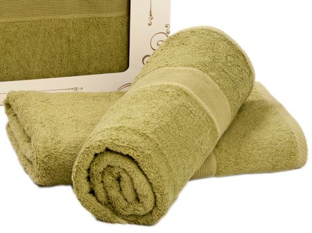Ręczniki Bamboo Soft Oliwkowe 590 gsm